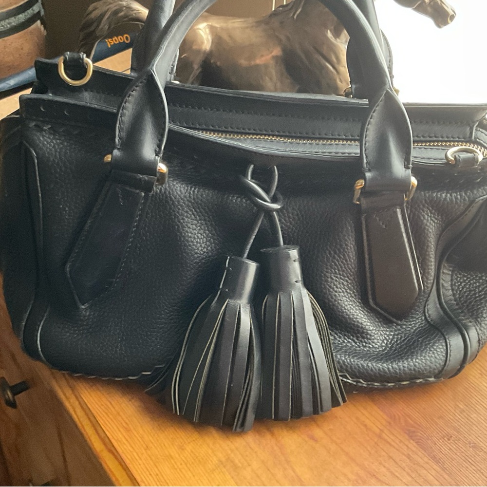 Burberry leather handbag